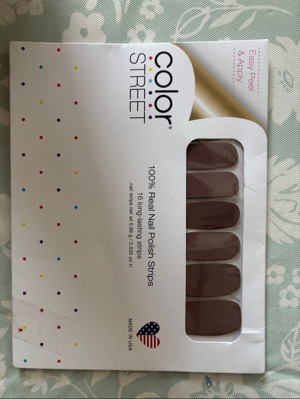 Color Street Taupe Brown Nail Polish Strips